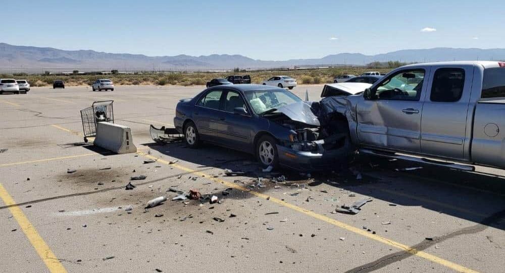 who is at fault in a parking lot accident